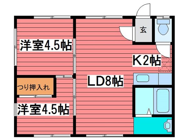 シャレード藤Ｔの物件間取画像